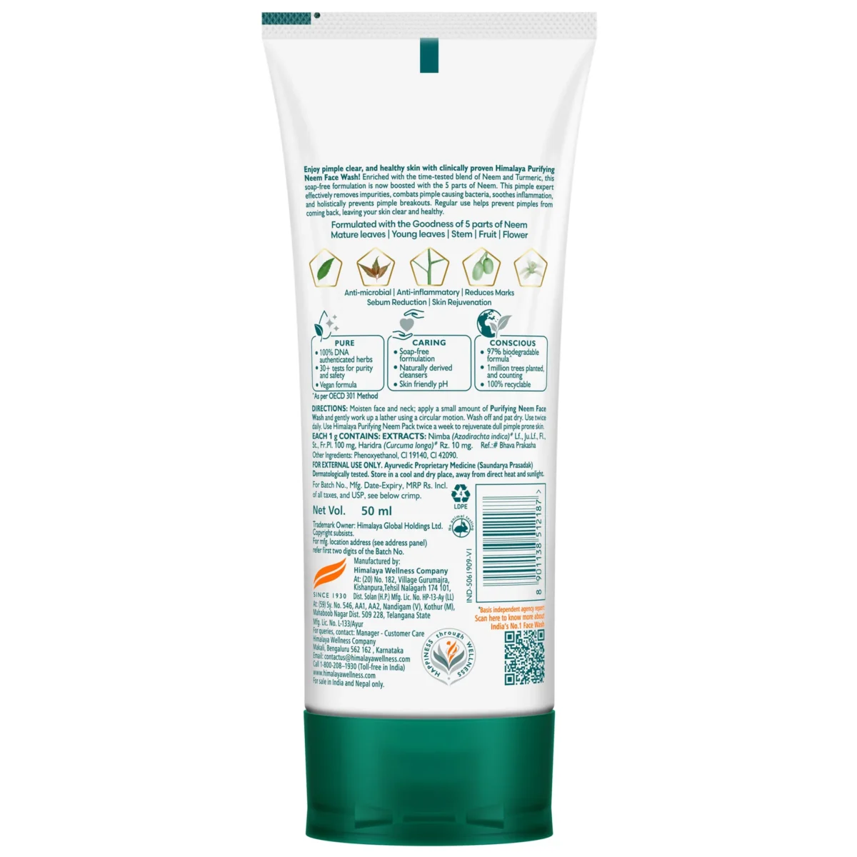 Himalaya Purifying Neem Face Wash