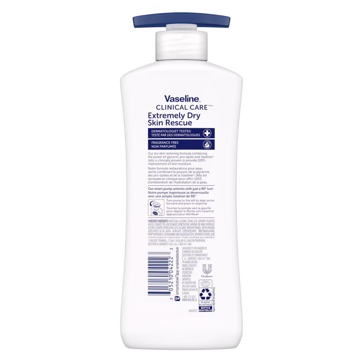 Vaseline Clinical Care Extremely dry skin rescue Lotion